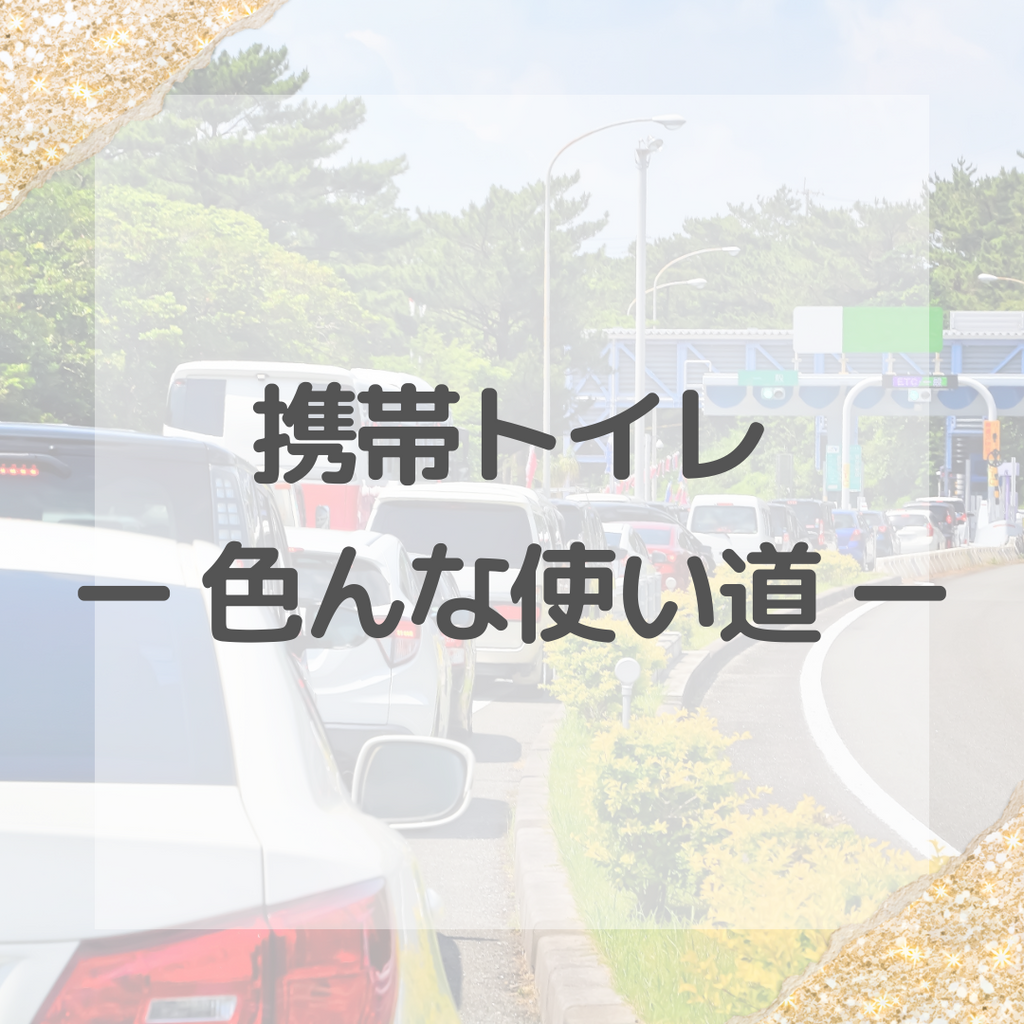 #16 携帯トイレの使い道は災害時だけじゃないーこんなシーンにも活躍ー