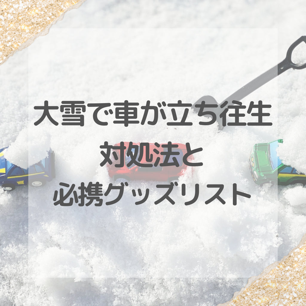 #5 大雪で車が動かない!立ち往生時の対処法と必携グッズリスト