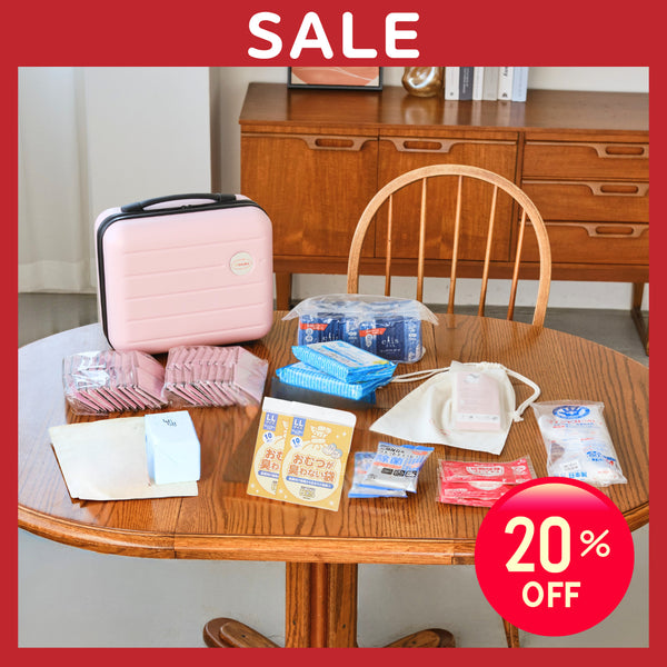 \6/15-21限定 20%OFF/【ikkakeサニタリーセット】災害時の生理を乗り切る女性の防災セット